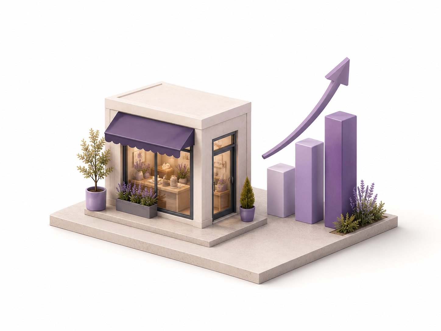 Illustration for growing the business